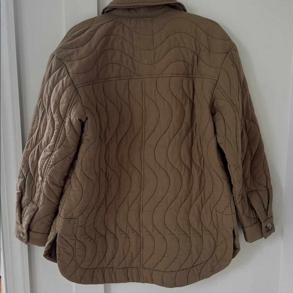 Madewell Quilted Belrose Shirt-Jacket Size S - Picture 8 of 13